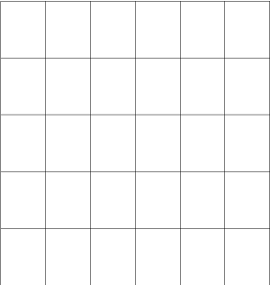 drawing of template 6x5 of 185x234 miles each, 150 x 191